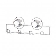 Set 1 Suport pentru feon si 1 Cuier pentru baie cu ventuze