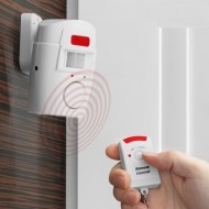 Sistem ALARMA wireless cu 2 Telecomenzi,distanta detectie 7m