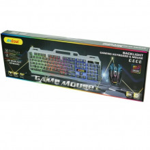 Kit gaming, tastatura si mouse cu Iluminare RGB
