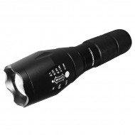 Lanterna LED Tac Light cu 5 moduri de iluminare, lupa si zoom, rezistenta la apa
