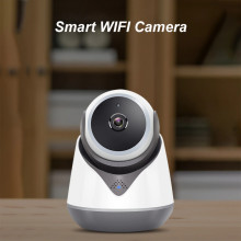 Camera de supraveghere inteligenta, 2.0 MP, HD 1080p, rotire automata, senzor miscare, interfonul cu doua sensuri, night vision, alarma, culoare alb