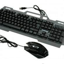 Kit gaming, tastatura si mouse cu Iluminare RGB