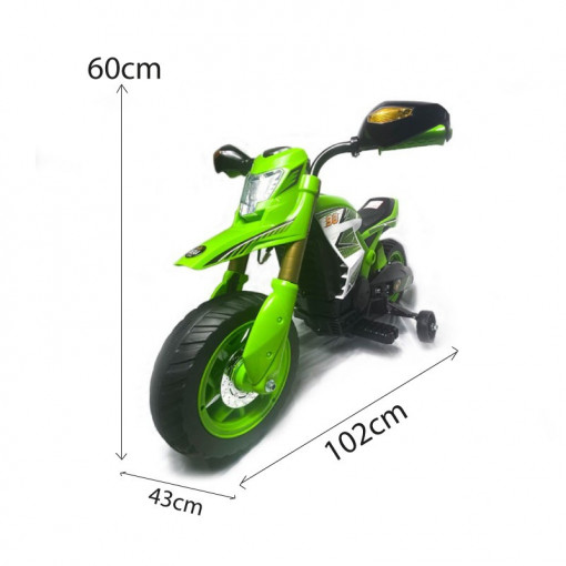 Moto Rider Cross 6V eletrica para crianças