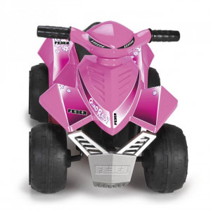 Moto 4 Quad Racy Pink 6V eletrica para crianças - 2 cores