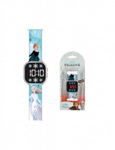 Relógio Infantil LED Frozen