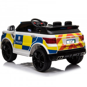 Carro eletrico para crianças com controle remoto Policia 12v