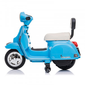 Moto Vespa PX150 eletrica para crianças 6v - 3 cores
