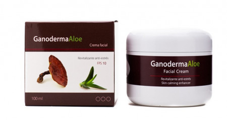 Crema faciala, eterna tinerete, pentru ten uscat sau inbatranit, esenta de ganoderma, gel aloe vera, 100 ml