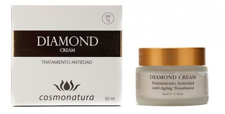 Diamond creama faciala, cosmonatura, antiinbatranire, celule stem de aloe, ginkgo biloba, colagen, argan, acid hialuronic, unt de shea, coenzima Q 10, 50ml