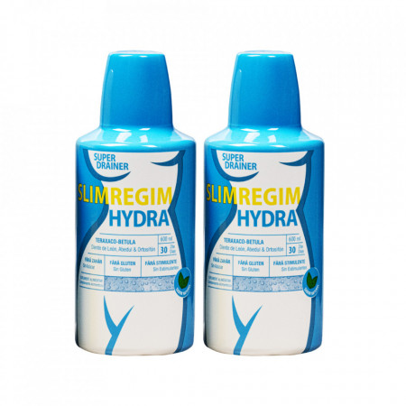 Pachet 2 bucati Slabit si detoxifiere, controlul greutatii, betula si teraxaco, Slimregim Hydra, 600 ml