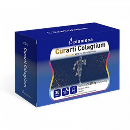 Pentru articulatii sanatoase, Curarti® Colagtium, colagen marin, acid hialuronic, curcuma, 30 caps
