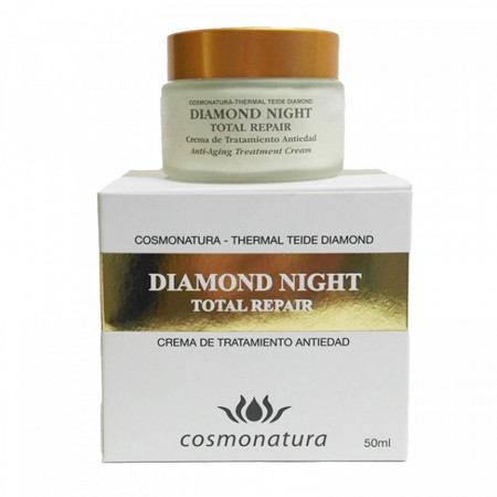 Diamond crema faciala, de noapte, cosmonatura, cu argila, serotonina, gel de aloe vera, 50 ml