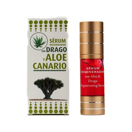 Cel mai dedicat cadou, ser facial, cosmonatura, cu extract de drago, gel de aloe vera, regenerator, 30 ml