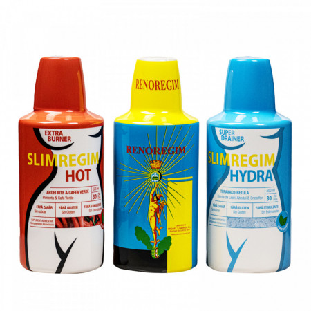 Detoxifica, dreneaza si pierde in greutate cu Slimregim, pachet reducere pentru 3 luni