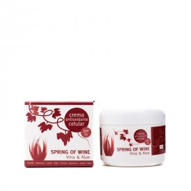 Crema, faciala, cosmonatura, cu extract de vin si gel de aloe, 100 ml