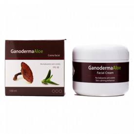 Crema faciala, eterna tinerete, pentru ten uscat sau inbatranit, esenta de ganoderma, gel aloe vera, 100 ml