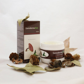 Descopera secretul pielii frumoase, SET - CREMA + SER, ganoderma eterna frumusete, aloe vera, colagen, alantoina