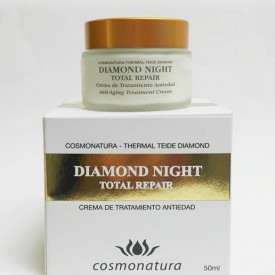 Diamond crema faciala, de noapte, cosmonatura, cu argila, serotonina, gel de aloe vera, 50 ml
