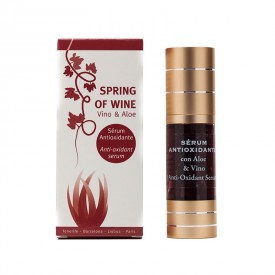 Ser facial, cosmonatura, cu extract din vin, gel de aloe vera, antioxidant, 30 ml
