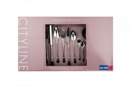 SET TACAMURI INOX MELBOURNE 8/70