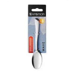 Set lingurita ceai, 3 piese, Wave