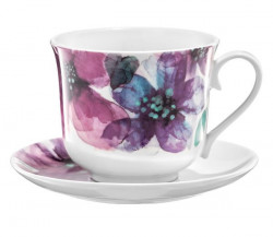 Cana cu farfurioara 450ml Watercolour