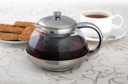 Ceainic sticla cu infuzor 600ml Lux