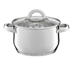 Oala 16cm, 1.9L cu capac sticla, inductie Berry