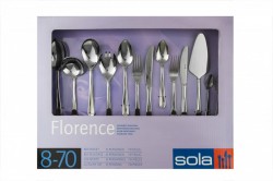 SET TACAMURI INOX FLORENCE 8/70