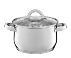 Oala 18cm, 2.5L cu capac sticla, inductie, Berry