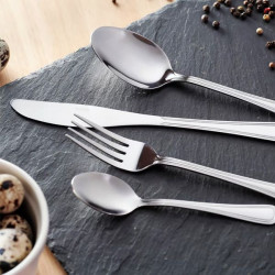 Set tacamuri inox, 24 piese, 6 persoane, London