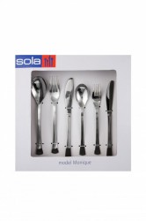 SET TACAMURI INOX MONIQUE 6/52