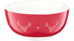 Bol salata 13cm rosu Winter