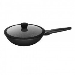 WOK FAIRCOOKING 28 CM CU CAPAC STICLA