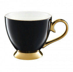 Cana portelan negru 400ml Royal