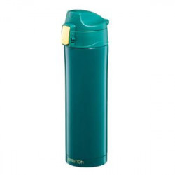 Cana termos verde cu buton de siguranta 420ml Royal