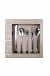 SET TACAMURI INOX BIARRITZ 4/32