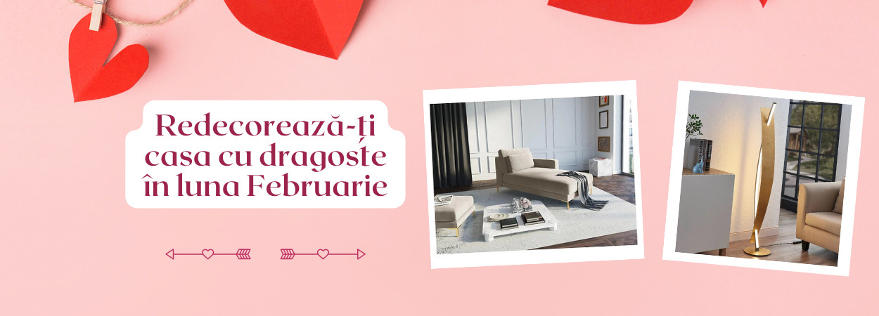 Decorarea casei pentru luna iubirii: Top 5 Decorațiuni preferate