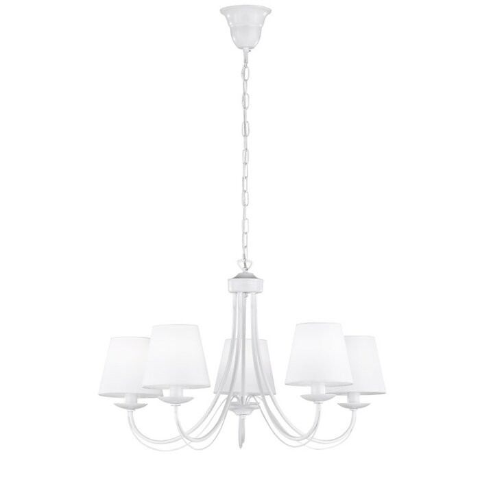 Candelabru Brundidge, alb, 150 x 66 x 66 cm, 28w