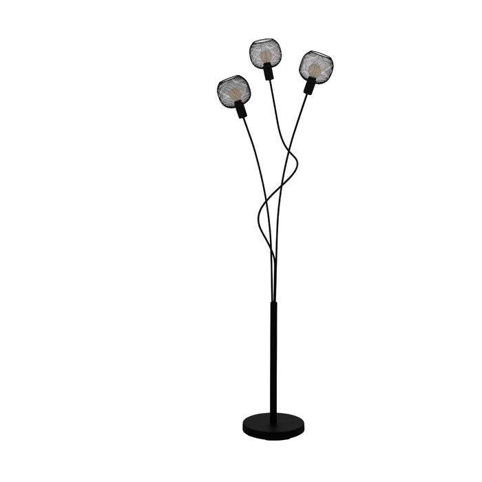 Lampadar Fulk, metal, negru, 149,5 x 30,5 x 34 cm, 40w