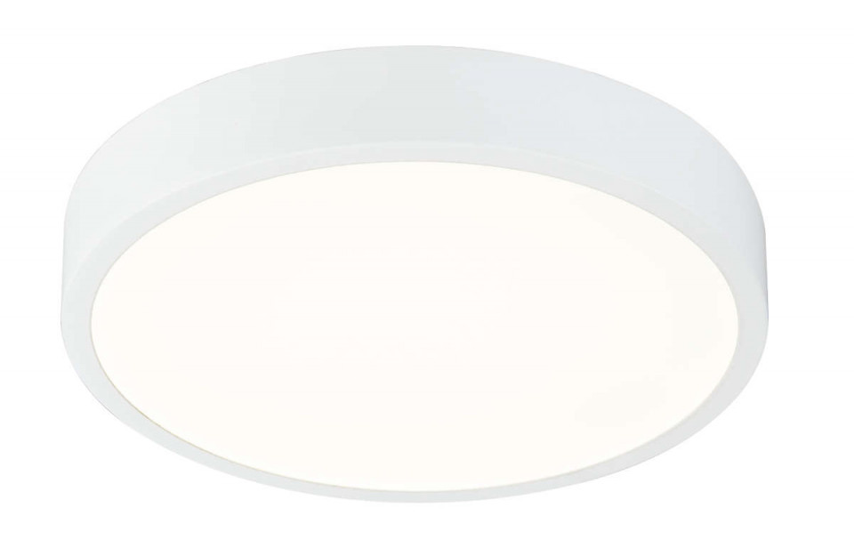 Plafoniera LED Alara III sticla acrilica / aluminiu, 1 bec, alb, 230 V, 22 W