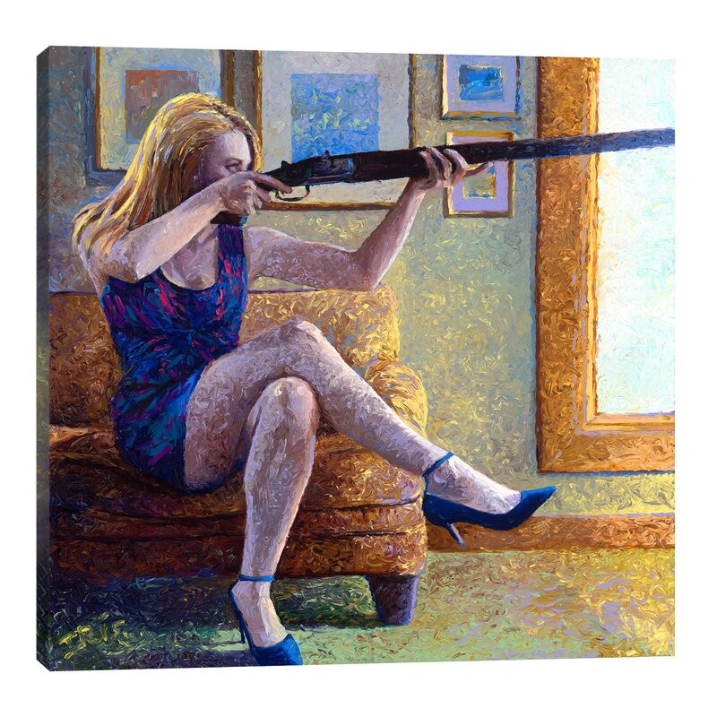 Tablou canvas Claire\'s Gun , 121.92 x 121.92