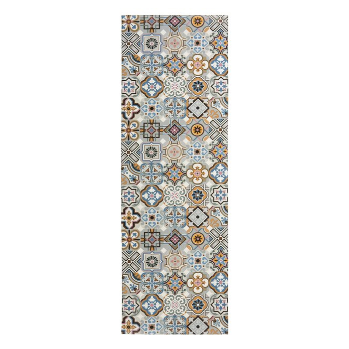 Traversa Marrakech, PVC, gri, 50 x 150 cm