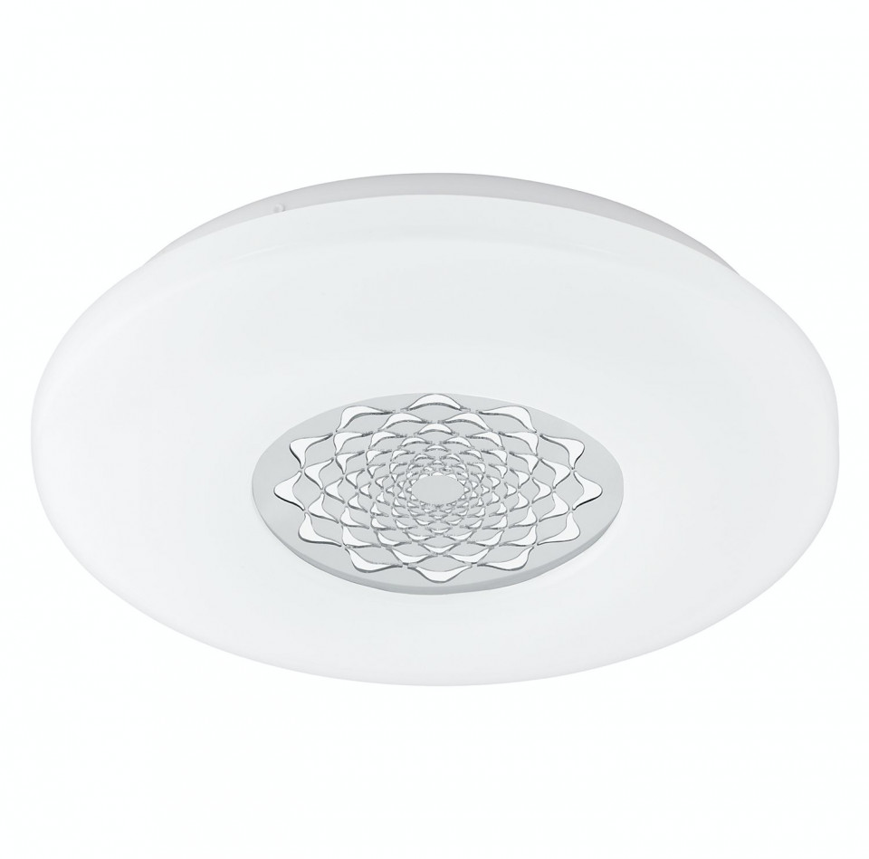 Plafoniera LED Capasso II plastic/otel, alb, 1 bec, diametru 34 cm, 230 V, 2765 K