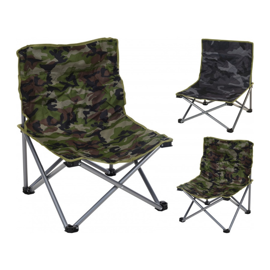 Scaun de camping Karll poliester, model camuflaj, 55x14x14 cm