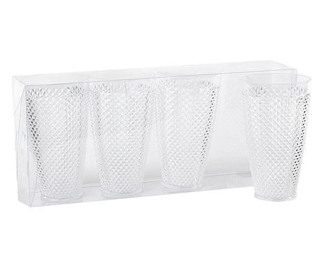 Set de 4 pahare de cocktail Diamonds