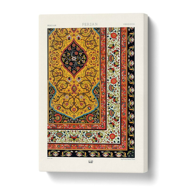 Tablou 'A Floral Persian Pattern', 50 x 35 cm