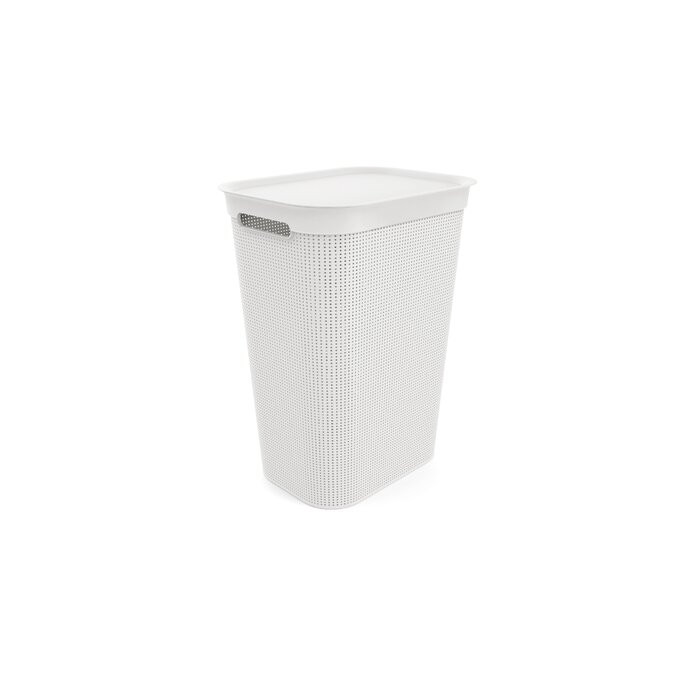 Cos de rufe, plastic, alb, 52,9 x 43,1 x 34 cm