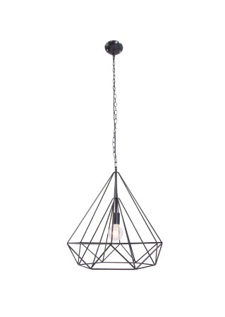 Lustra tip pendul Mexlite X, metal, neagra, 55 x 51 x 130 cm