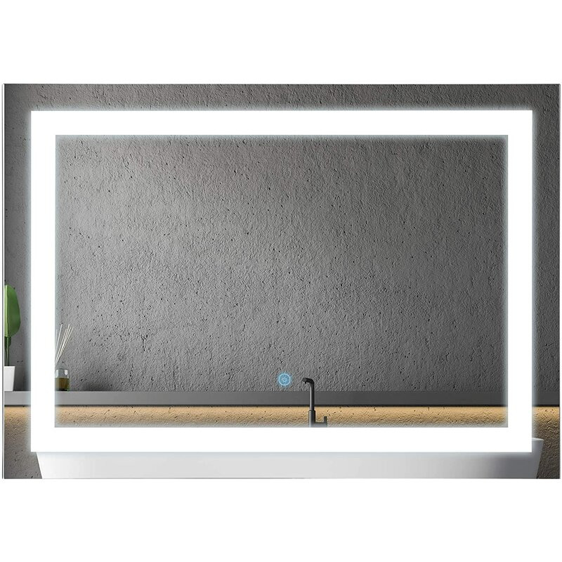 Oglindă baie Bober cu LED, 50 x 70 x 1 cm